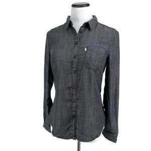 Levi’s Women’s Tailored Fit Charcoal Button up Blo